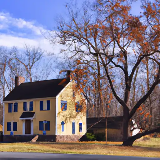 Rural homes in Cumberland, New Jersey
