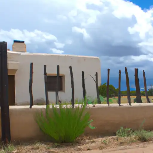 Rural homes in Hidalgo, New Mexico