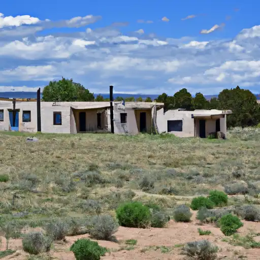 Rural homes in Lea, New Mexico