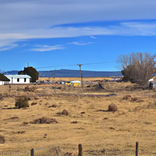 Rural homes in Roosevelt, New Mexico