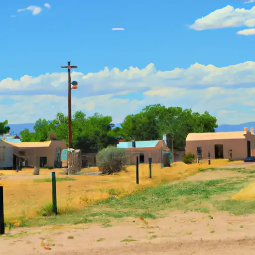 Rural homes in Union, New Mexico