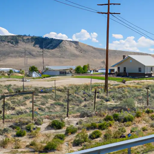 Rural homes in Elko, Nevada