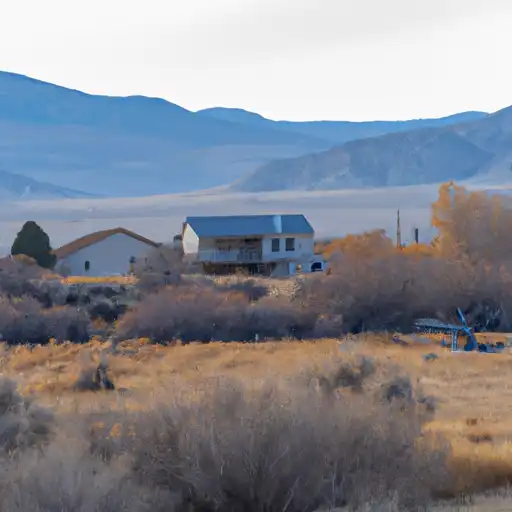 Rural homes in Eureka, Nevada