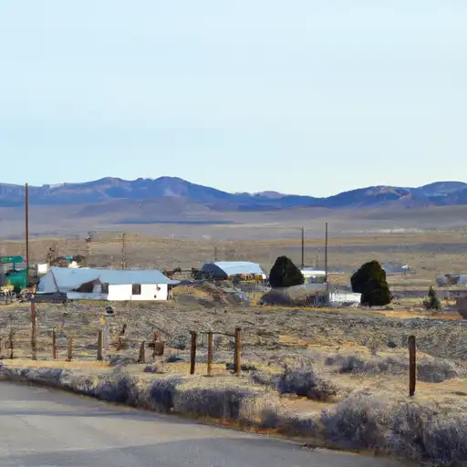 Rural homes in Mineral, Nevada