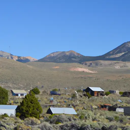 Rural homes in White Pine, Nevada