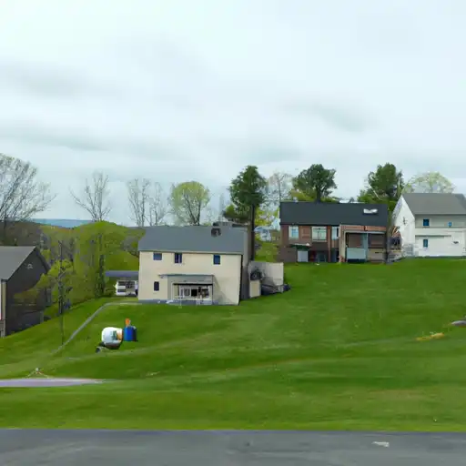 Rural homes in Oswego, New York