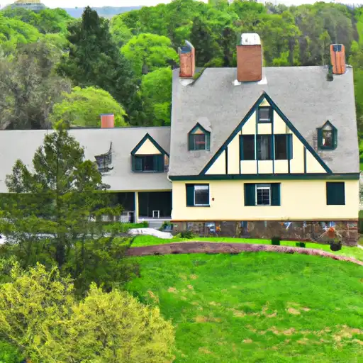 Rural homes in Westchester, New York