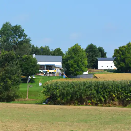 Rural homes in Allen, Ohio
