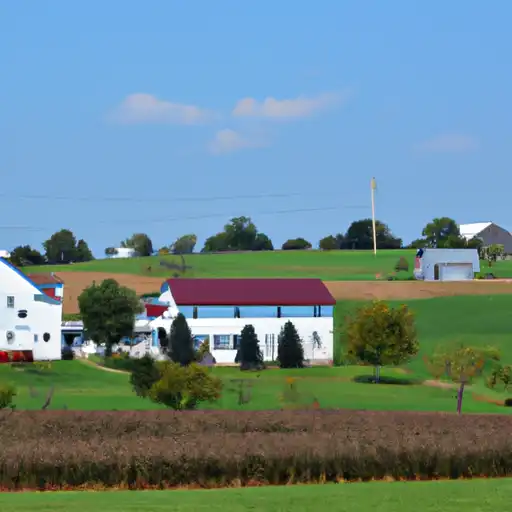 Rural homes in Butler, Ohio