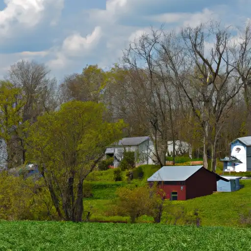 Rural homes in Darke, Ohio
