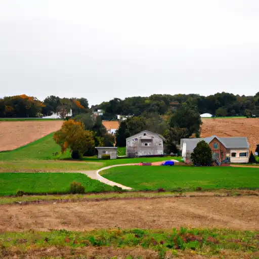 Rural homes in Fayette, Ohio