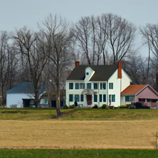 Rural homes in Greene, Ohio