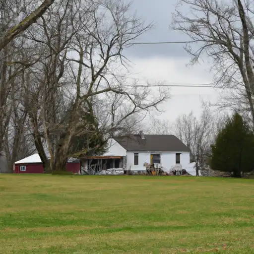 Rural homes in Guernsey, Ohio