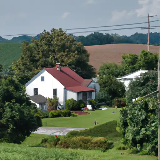 Rural homes in Hardin, Ohio
