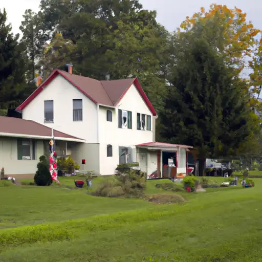 Rural homes in Mercer, Ohio