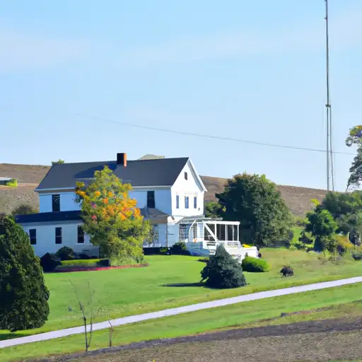 Rural homes in Summit, Ohio