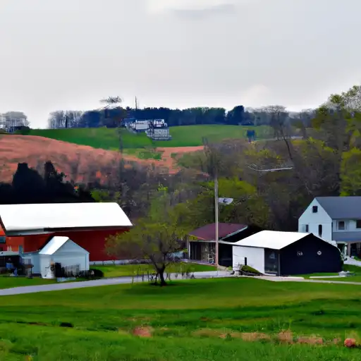 Rural homes in Vinton, Ohio