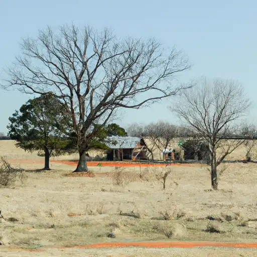Rural homes in Atoka, Oklahoma