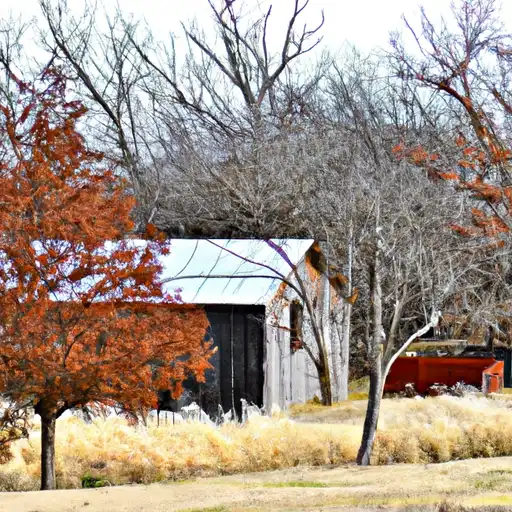 Rural homes in Blaine, Oklahoma