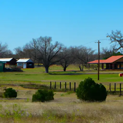 Rural homes in Cherokee, Oklahoma