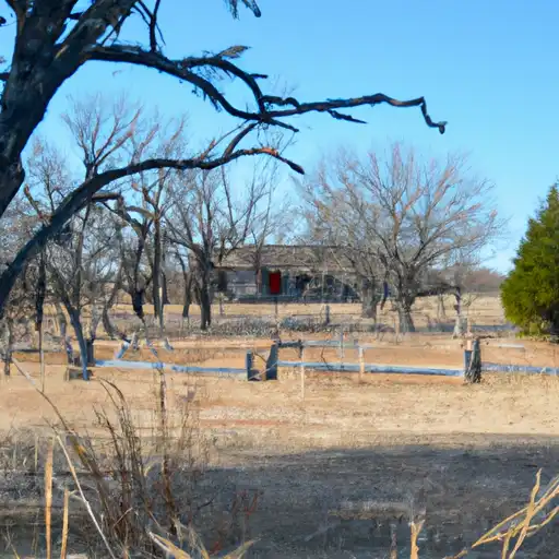 Rural homes in Ellis, Oklahoma