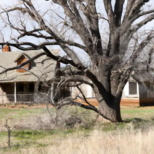 Rural homes in Garfield, Oklahoma
