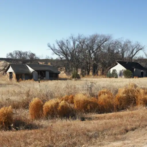 Rural homes in Grady, Oklahoma