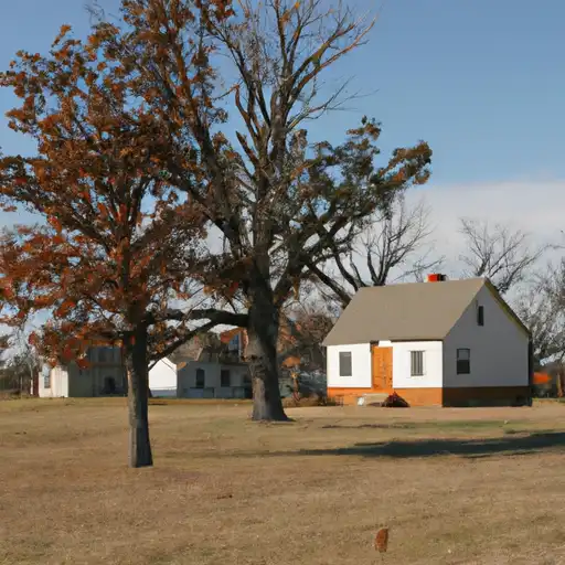 Rural homes in Grant, Oklahoma