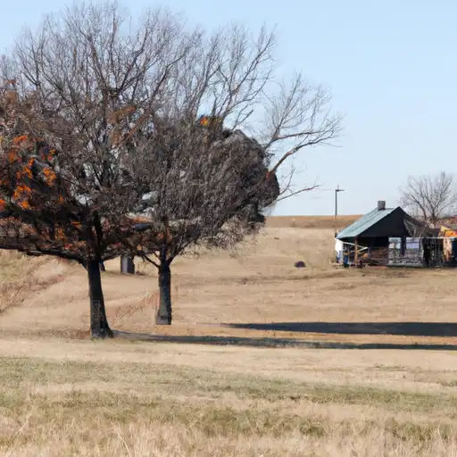 Rural homes in Harper, Oklahoma