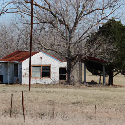 Rural homes in Lincoln, Oklahoma