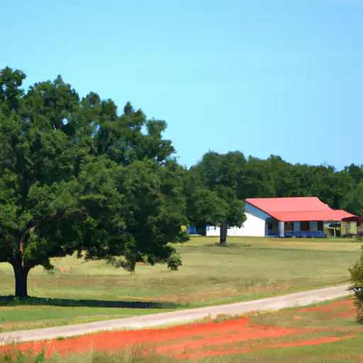 Rural homes in Mayes, Oklahoma