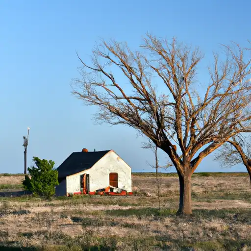 Rural homes in McClain, Oklahoma