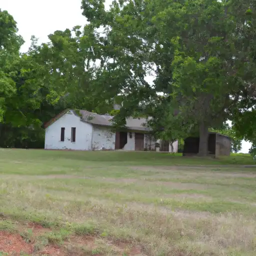 Rural homes in Okfuskee, Oklahoma