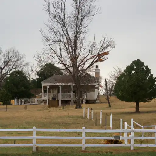 Rural homes in Osage, Oklahoma