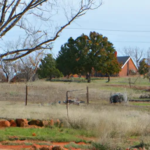 Rural homes in Pittsburg, Oklahoma