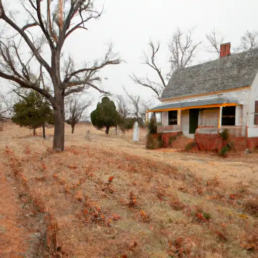 Rural homes in Pontotoc, Oklahoma