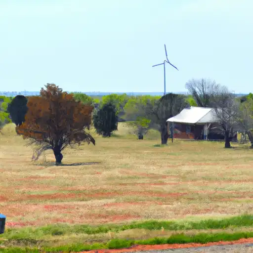 Rural homes in Roger Mills, Oklahoma