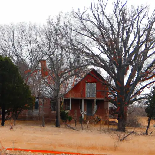 Rural homes in Tillman, Oklahoma