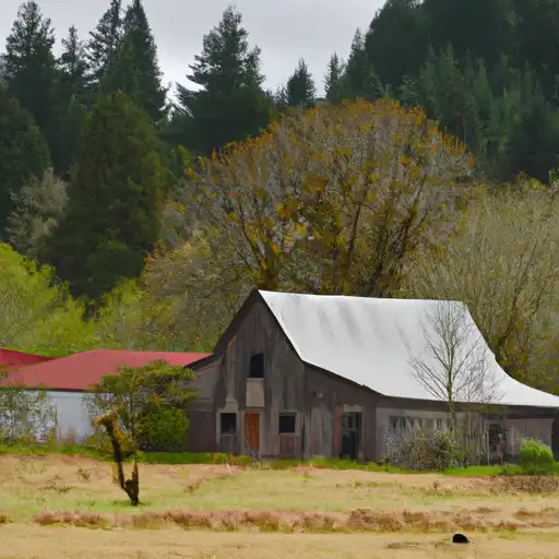 Rural homes in Clackamas, Oregon