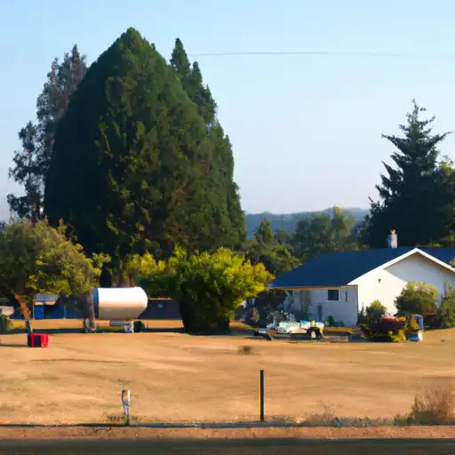 Rural homes in Curry, Oregon