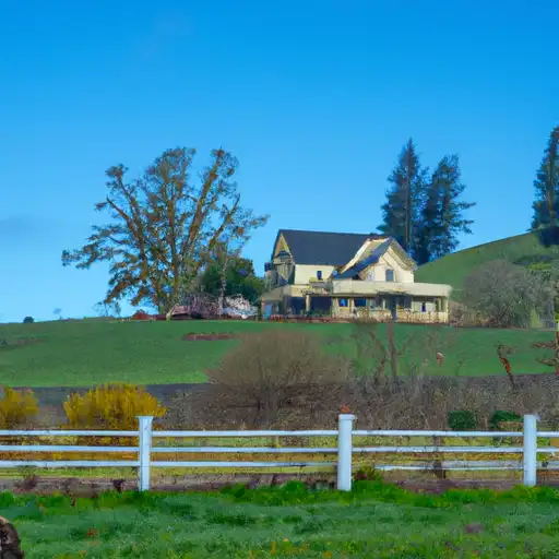 Rural homes in Douglas, Oregon