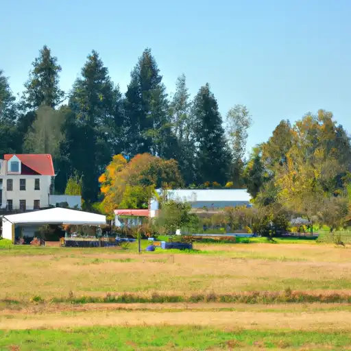 Rural homes in Linn, Oregon