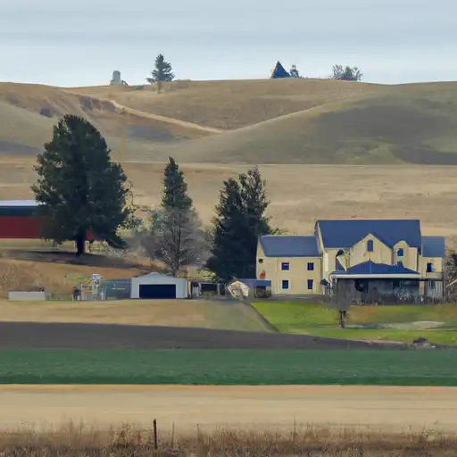 Rural homes in Sherman, Oregon