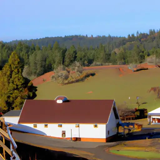 Rural homes in Union, Oregon