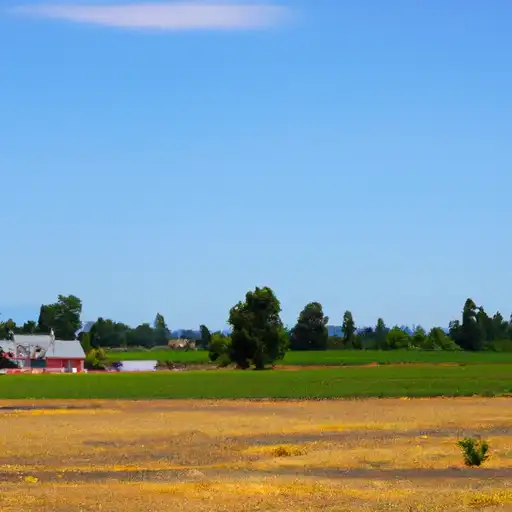 Rural homes in Wasco, Oregon
