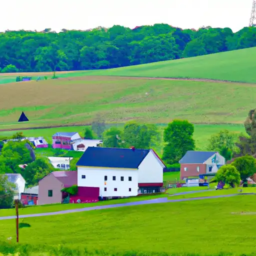Rural homes in Bedford, Pennsylvania