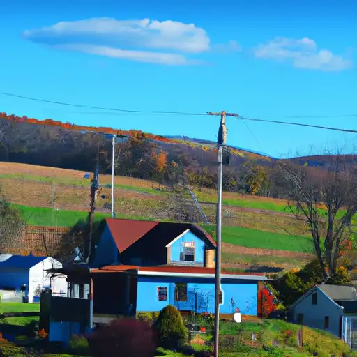 Rural homes in Cambria, Pennsylvania