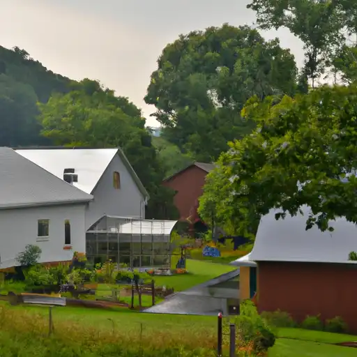 Rural homes in Centre, Pennsylvania