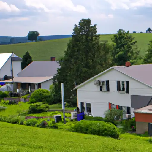Rural homes in Clarion, Pennsylvania