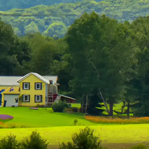 Rural homes in Clearfield, Pennsylvania